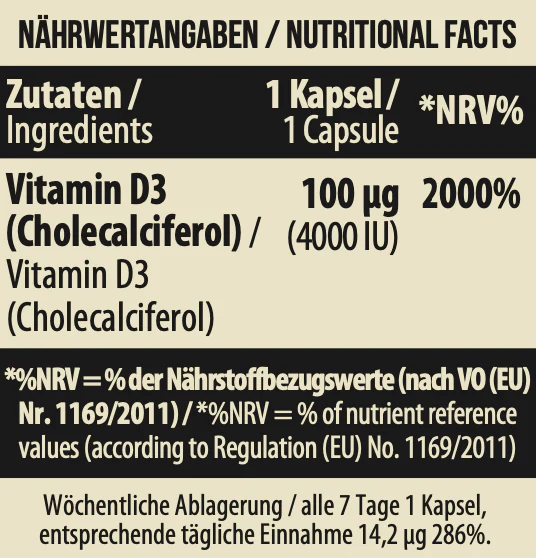 MST D3 4000 IU 120 softgels - Image 3