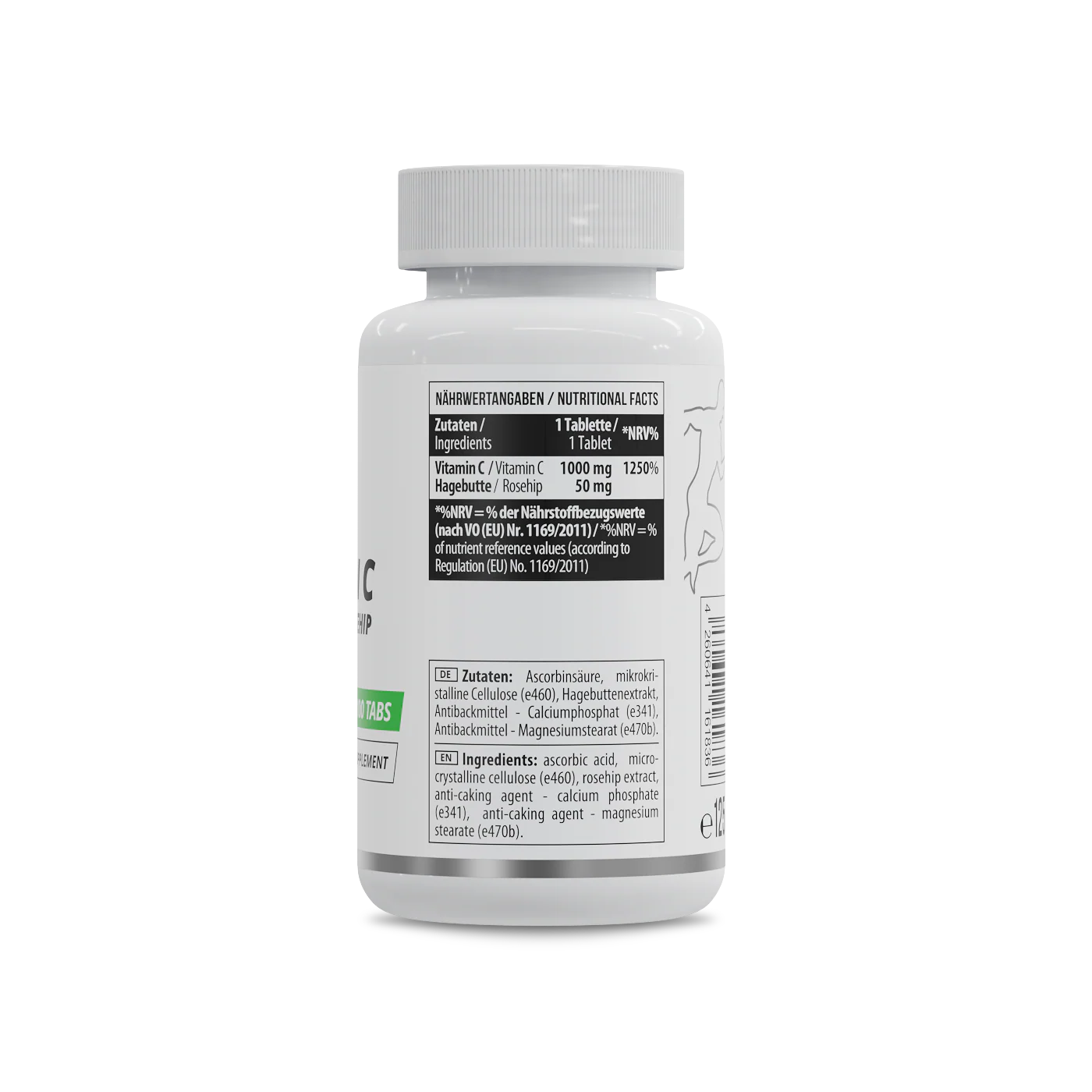 Healthy®  Vitamin C 1000 mg + Rosehip 100 Tabs - Image 3