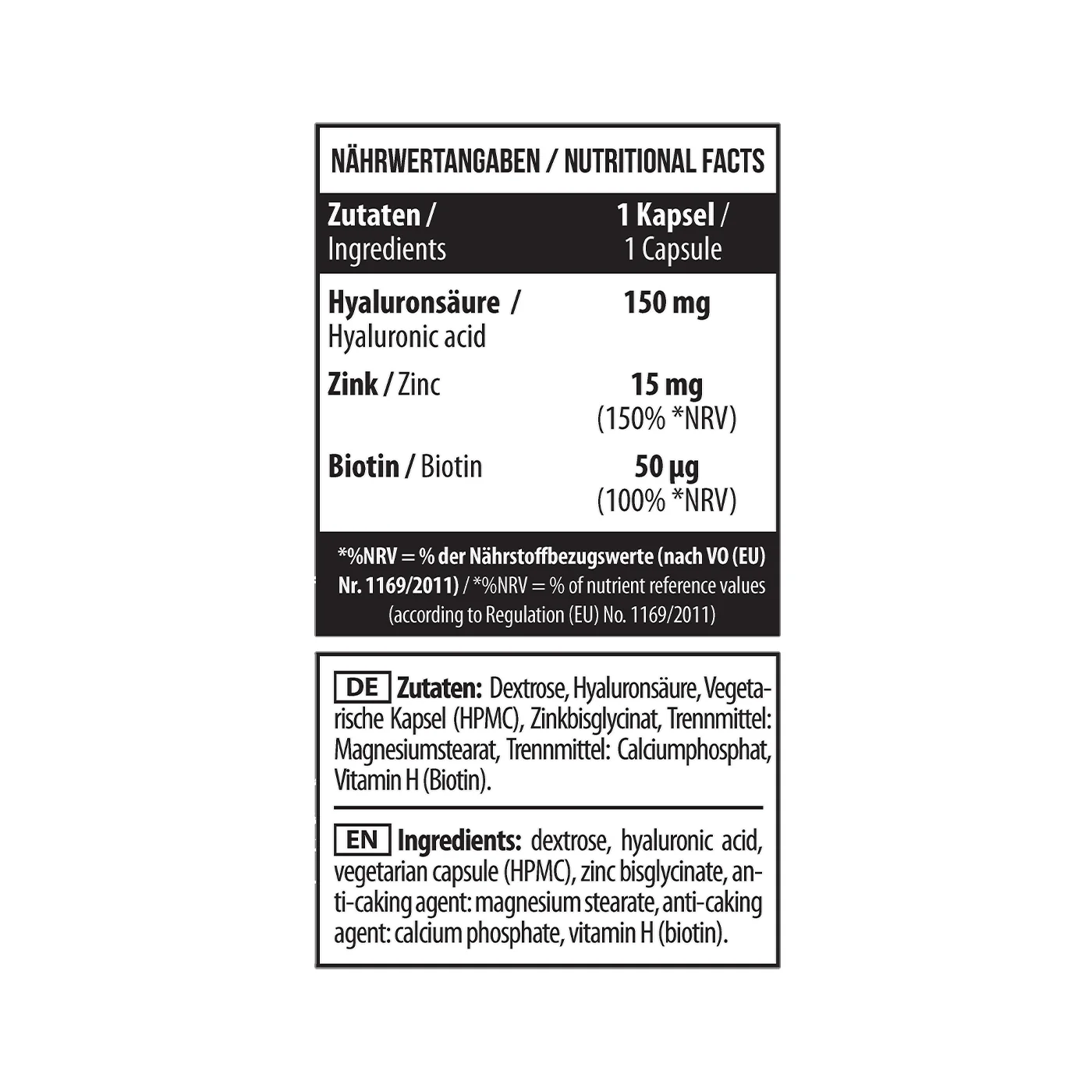 Hyaluronic Acid + Biotin 90 Caps - Image 4