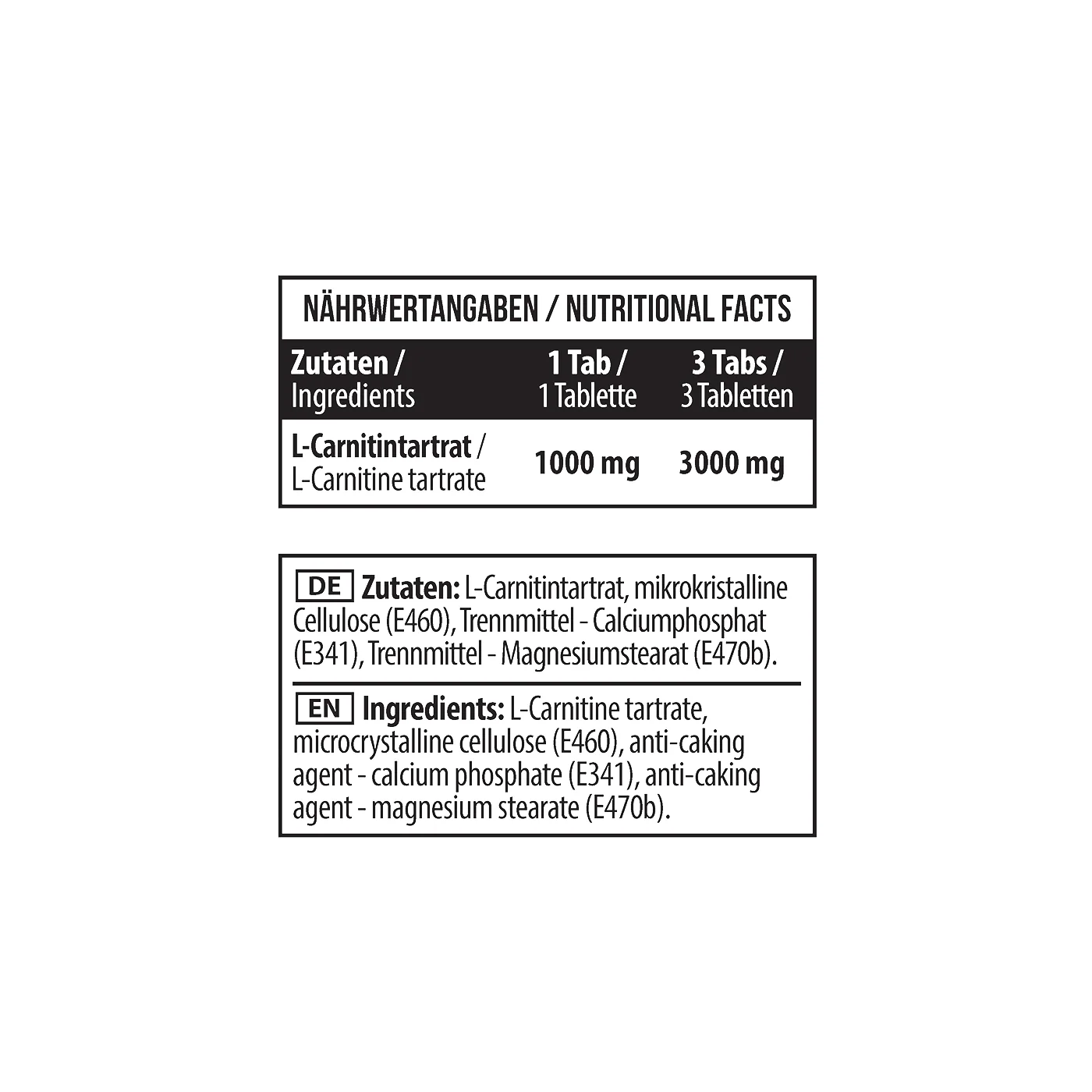 L-Carnitine 1000 mg 90 Tabletten - Image 4