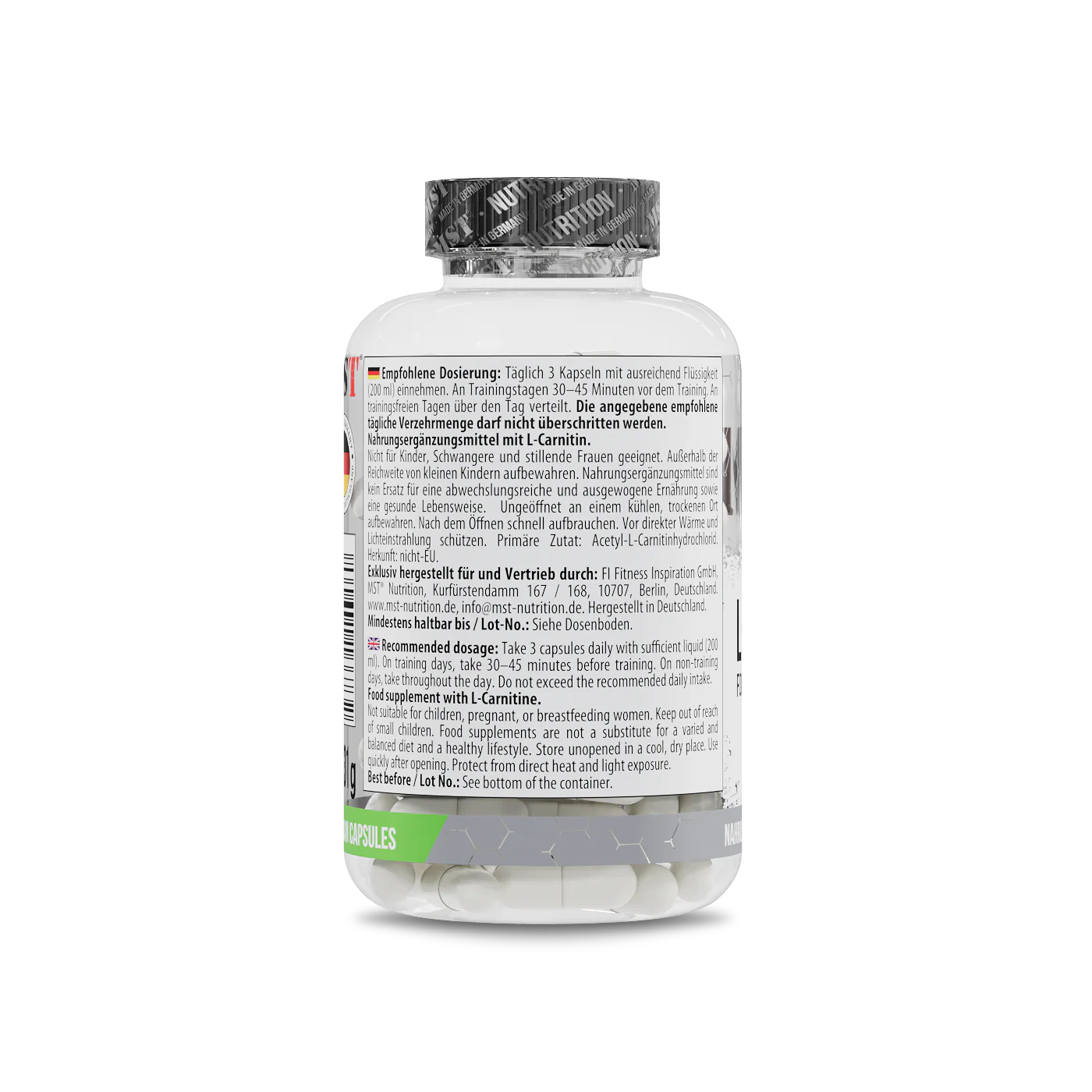 L-Carnitine Acetyl 180 Kapseln - Image 3