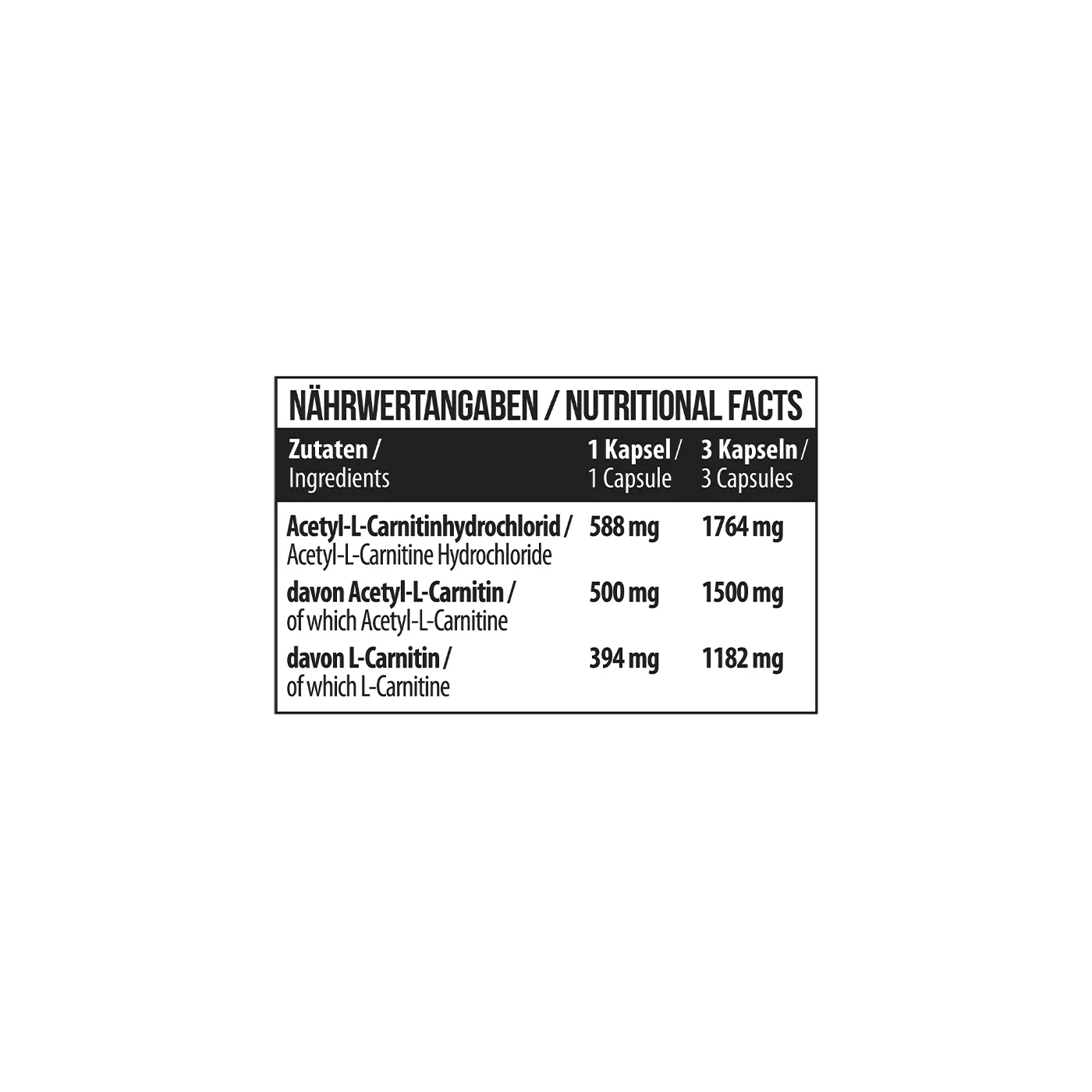 L-Carnitine Acetyl 180 Kapseln - Image 4