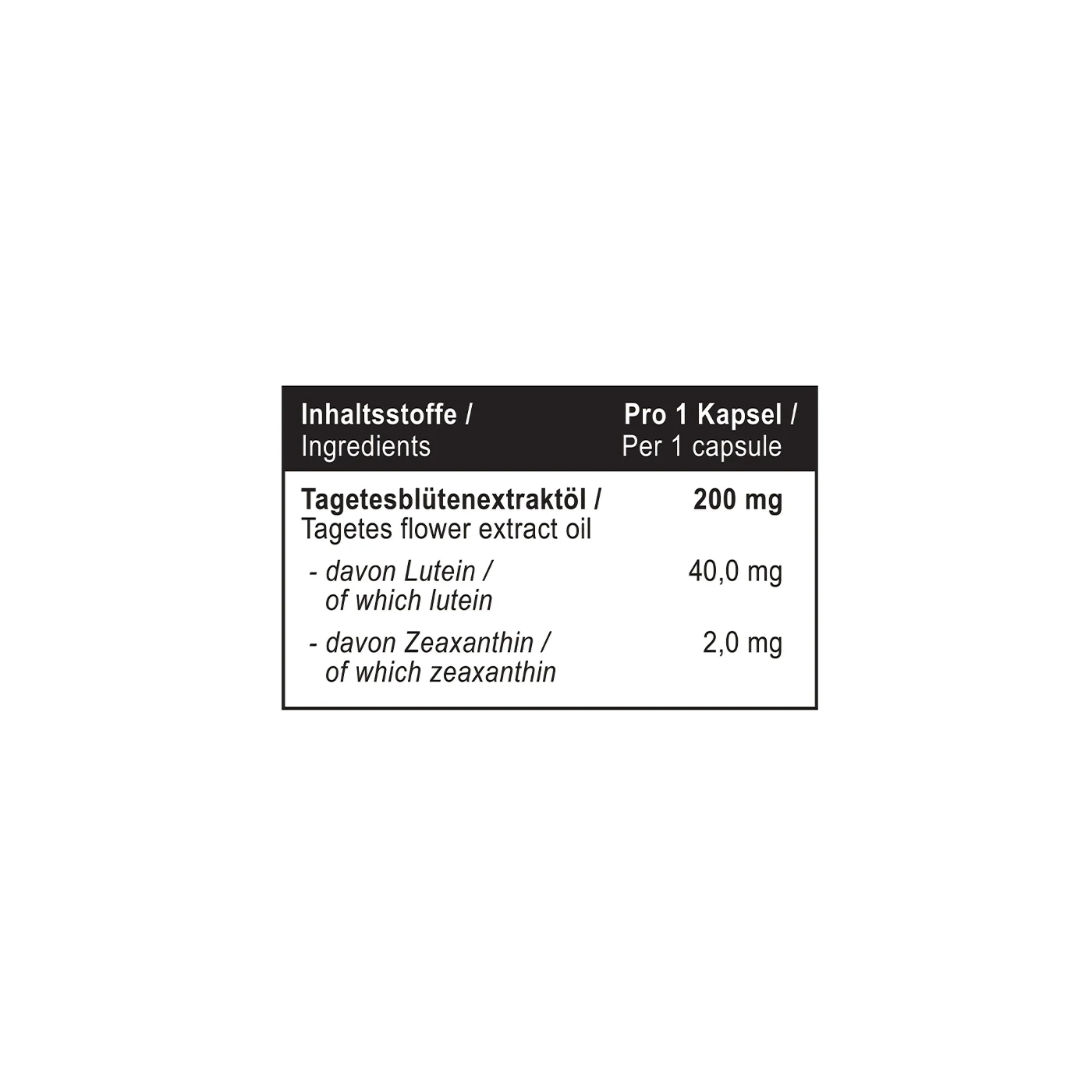 Lutein 40 mg + Zeaxanthin 60 Softgels - Image 5