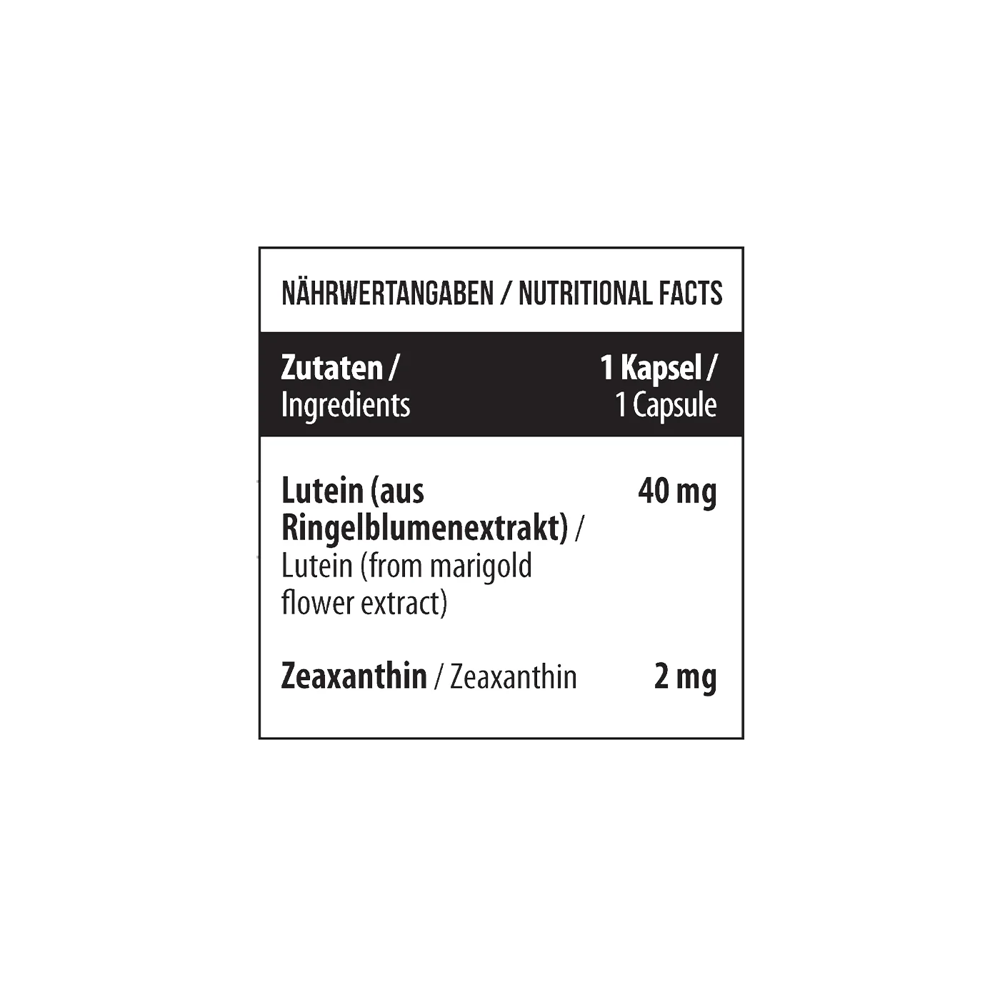 Lutein 40 mg + Zeaxanthin 60 Softgels - Image 8
