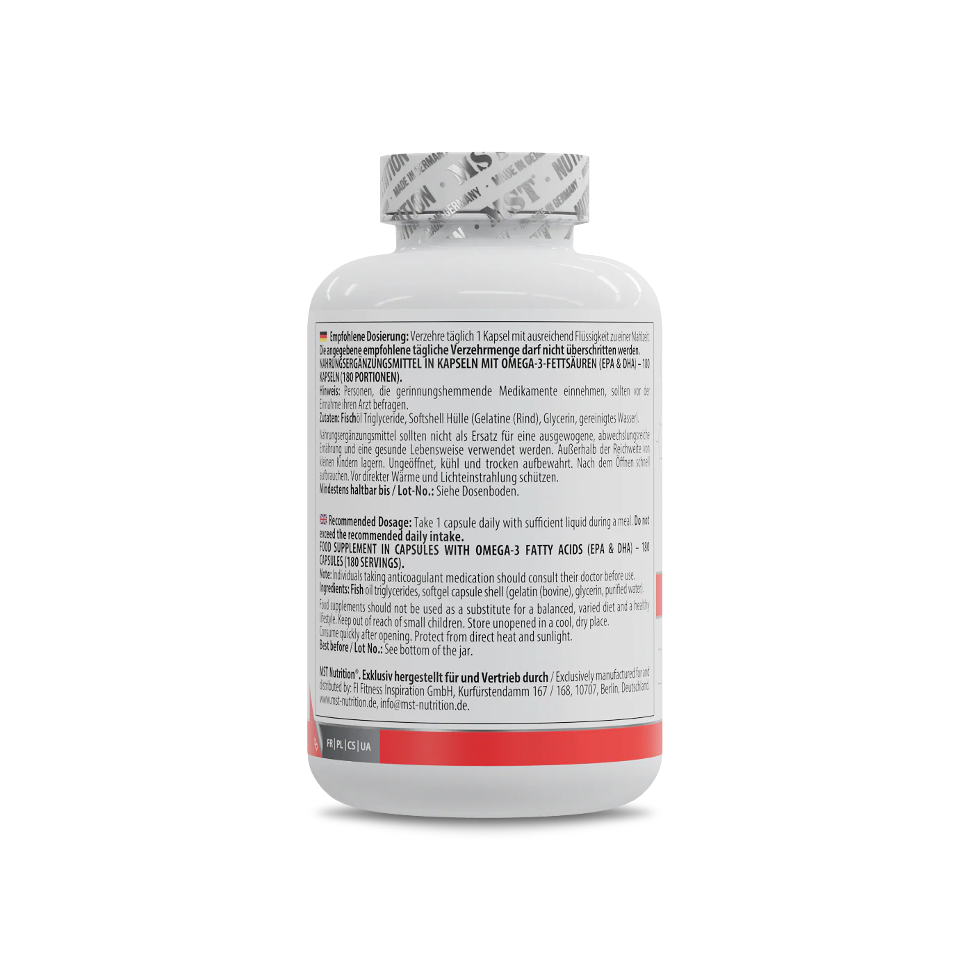 Omega 3 Triglyceride 75% 180 Softgels - Image 3