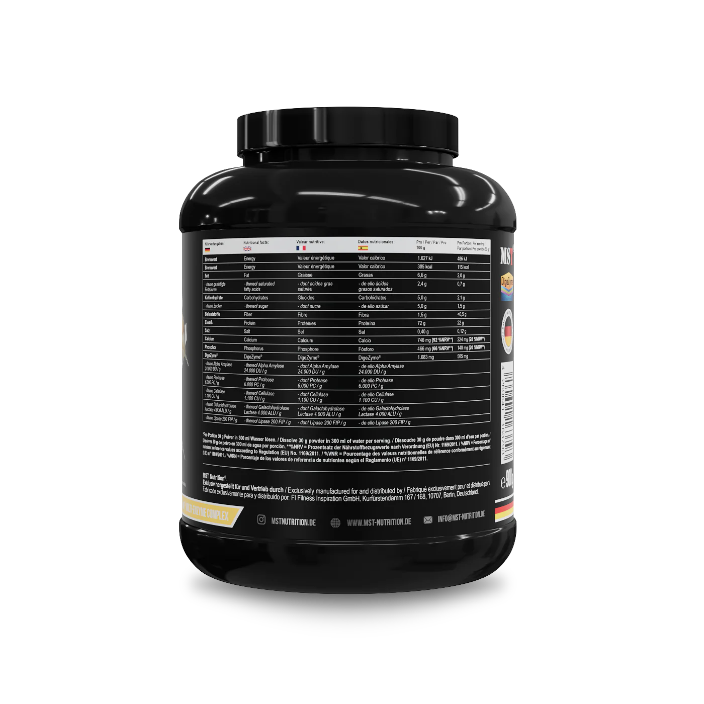 Protein Best Whey + Enzyme 900 g Banana yogurt - Image 3