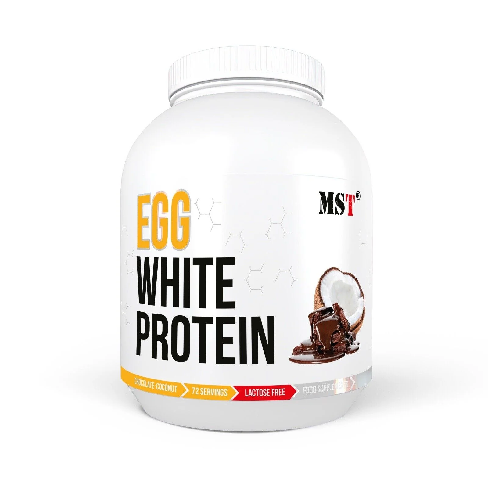 Best Egg Protein 1800 g Chocolate coconut - Image 5