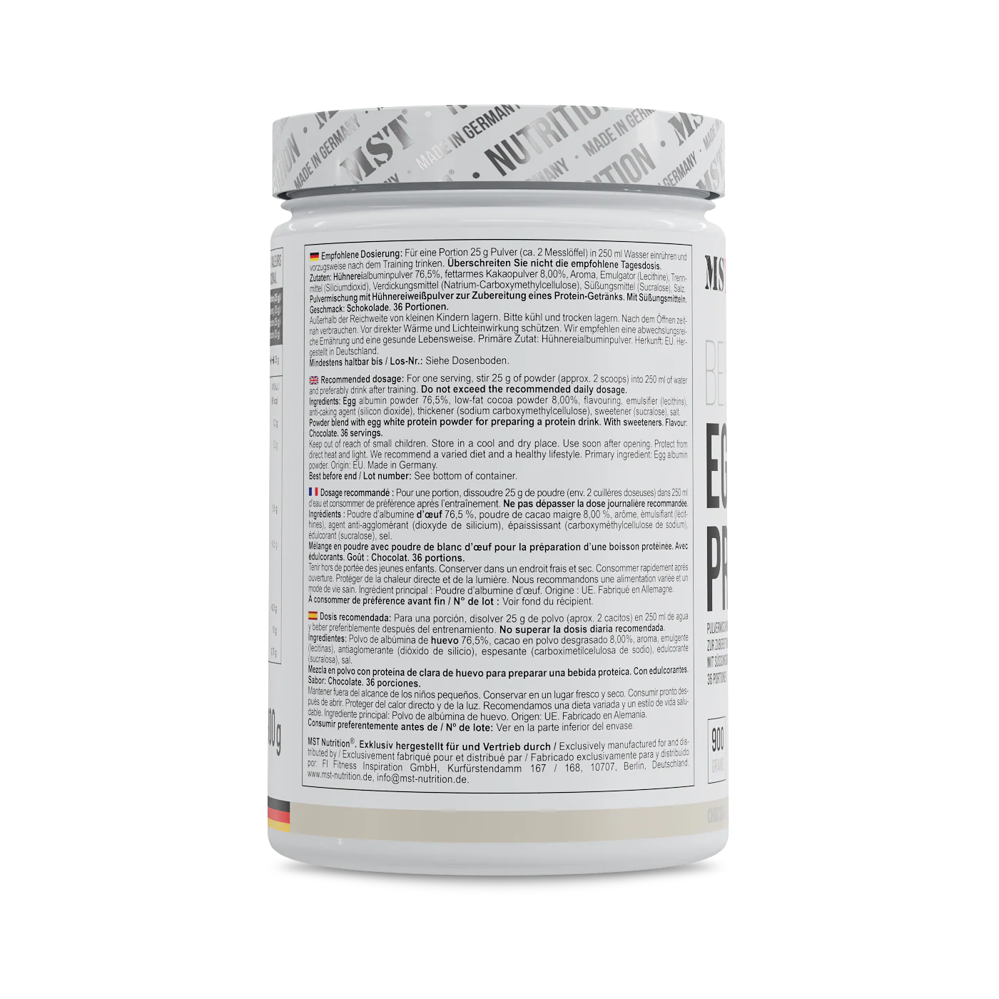 Best Egg Protein 900 g Chocolate - Image 3